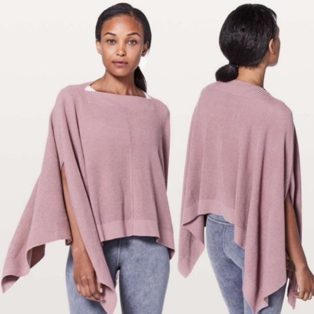 Lululemon Forward Flow Cape Poncho Sweater